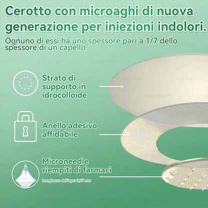 💖𝑁𝑒𝑔𝑜𝑧𝑖𝑜 𝑢𝑓𝑓𝑖𝑐𝑖𝑎𝑙𝑒  |🛺𝑳𝒖𝒙𝒂𝒓𝒊𝒔𝒆®  Moringa · Berberine × NAD+ 10-in-1 Advanced Nano Microneedle Patch II (Solo una volta al giorno, cambiamenti visibili in 7 giorni)  Per obesità, pelle rilassata, diabete, apnea notturna, problemi articolari e molto altro